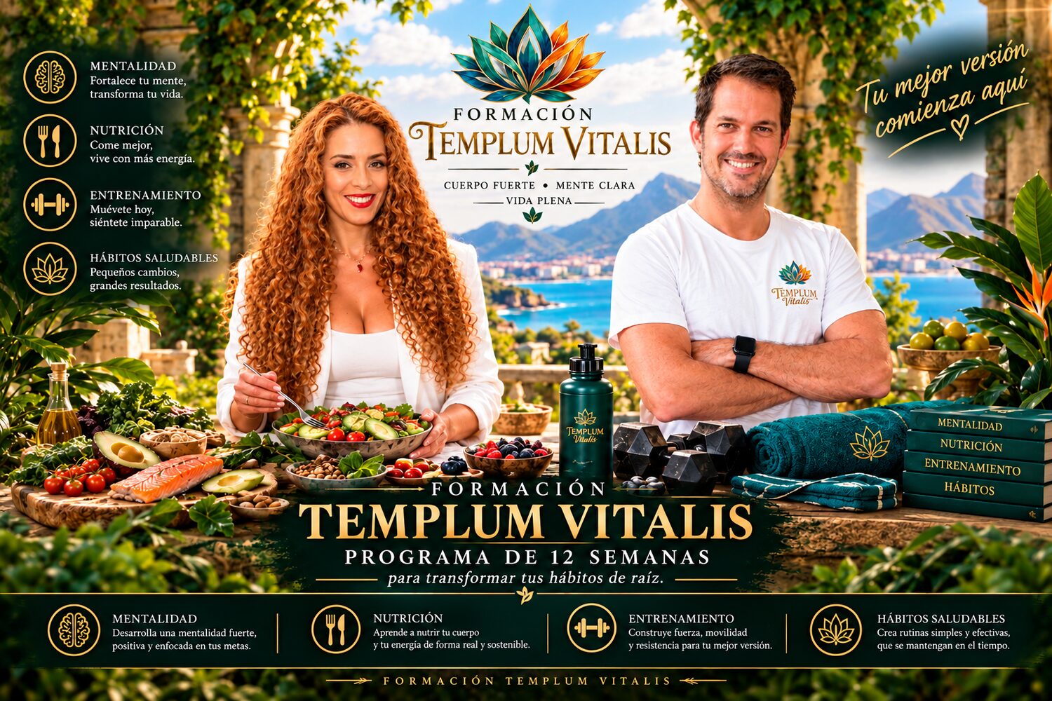Formación Templum Vitalis — Programa de 12 semanas con Jez y Daniel